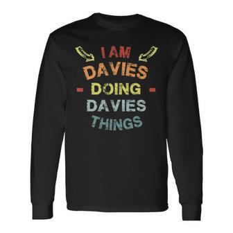 Davies Crest Davies Davies Clothing Davies Davies For The Davies Png Long Sleeve T-Shirt - Seseable