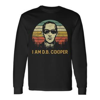 I Am Db Cooper Skydiving Skydiver DB Cooper Long Sleeve T-Shirt - Seseable