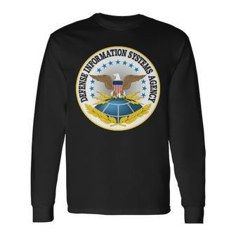 Defense Information Systems Agency Disa Dod Veteran Long Sleeve T-Shirt - Seseable