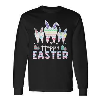 Dental Squad Easter Th Bunny Dentist Assistant Hygienist Long Sleeve T-Shirt T-Shirt | Mazezy