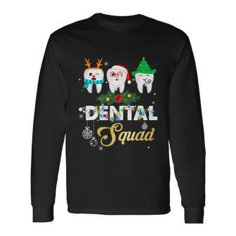 Dental Ugly Christmas Sweaters Long Sleeve T-Shirt - Monsterry UK