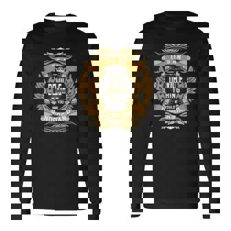 Deville Name Deville Name Crest Long Sleeve T-Shirt - Seseable