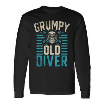 Diving Grumpy Old Diver Long Sleeve T-Shirt - Thegiftio UK