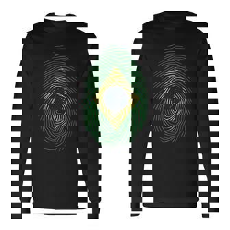 Dna Brazil Its In My Dna Brazilian Flag Football Fans Flag Men Women Long Sleeve T-Shirt T-shirt Graphic Print - Thegiftio