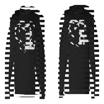 Dog Puppy And Baby Cat Heart Animal Dog & Cat Heart Long Sleeve T-Shirt T-Shirt | Mazezy