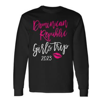 Dominican Republic Girls Trip 2023 Vacation Matching Group Long Sleeve T-Shirt T-Shirt | Mazezy
