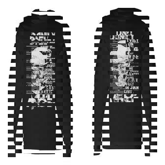 Donnelly Name Donnelly Ively Met About 3 Or 4 People Long Sleeve T-Shirt - Seseable