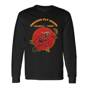 Dragon Fly Jones T-Shirt Men Women Long Sleeve T-Shirt T-shirt Graphic Print - Thegiftio UK