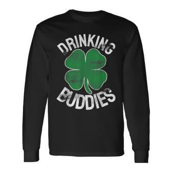 Drinking Buddies Irish Matching St Patricks Day Beer Drunk Long Sleeve T-Shirt T-Shirt | Mazezy