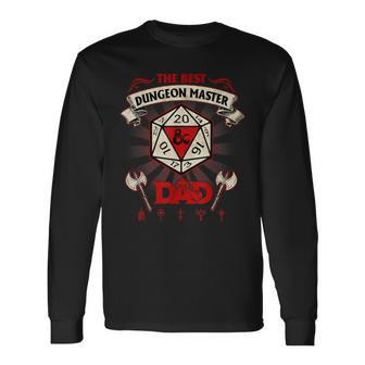 Dungeon Crawler Dragon Master The Best Dad Father’S Day Long Sleeve T-Shirt T-Shirt | Mazezy