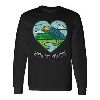 Earth Day Everyday April 22Nd Environmentalist Long Sleeve T-Shirt T-Shirt | Mazezy