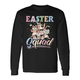 Easter Squad Bunnies Easter Egg Hunting Bunny Rabbit Long Sleeve T-Shirt T-Shirt | Mazezy