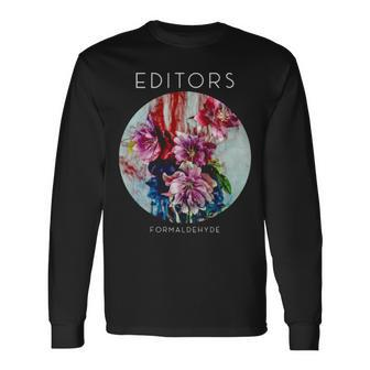 Editors Band The Flowers Long Sleeve T-Shirt T-Shirt | Mazezy