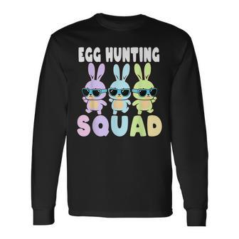 Egg Hunting Squad Easter Bunnies Egg Hunt Long Sleeve T-Shirt T-Shirt | Mazezy
