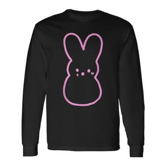 Emo Peep Bunny Tattoo Goth Rap Hip Hop Long Sleeve T-Shirt T-Shirt | Mazezy
