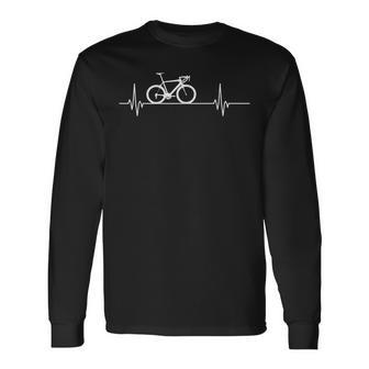 Fahrrad Herzschlag – Radfahren Pulse – Love Langarmshirts - Seseable
