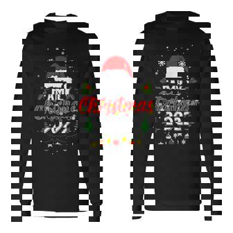 Family Christmas 2022 Matching Funny Santa Elf Squad V14 Men Women Long Sleeve T-shirt Graphic Print Unisex | Seseable FR