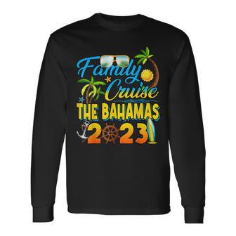 Family Cruise The Bahamas 2023 Summer Matching Vacation Long Sleeve T-Shirt T-Shirt | Mazezy UK