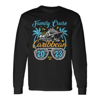Family Cruise Caribbean 2023 Summer Matching Vacation 2023 Long Sleeve T-Shirt T-Shirt | Mazezy DE