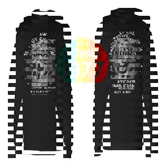 Fantastisch Seit Oktober 1977 Männer Frauen Geburtstag Langarmshirts - Seseable