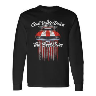 Fathers Day 69 American Muscle Car Long Sleeve T-Shirt - Thegiftio UK