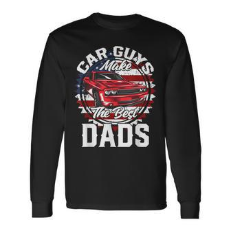Fathers Day Modern American Custom Car Muscle Long Sleeve T-Shirt - Thegiftio UK