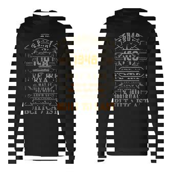 February 1948 75Th Birthday Decorations 75 Yrs Old 75Th Bday Long Sleeve T-Shirt | Mazezy