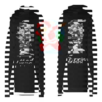 Fernanda Name Santa Fernanda Long Sleeve T-Shirt - Seseable