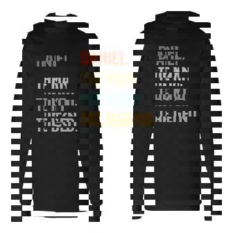 First Name Daniel The Man The Myth And The Legend V2 Men Women Long Sleeve T-Shirt T-shirt Graphic Print - Thegiftio UK