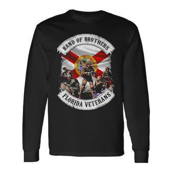 Florida Veterans Wwii Soldiers Band Of Brothers Long Sleeve T-Shirt T-Shirt | Mazezy