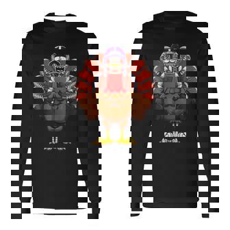 Football Turkey Thanksgiving Autumn Fall Sport Lover Men Women Long Sleeve T-Shirt T-shirt Graphic Print - Thegiftio
