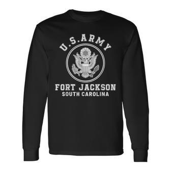 Fort Jackson South Carolina Sc Army Basic Training Long Sleeve T-Shirt - Seseable