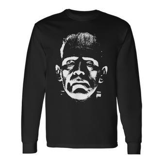 Frankenstein Halloween Horror Movie Vintage Horror Monster Men Women Long Sleeve T-Shirt T-shirt Graphic Print - Thegiftio UK