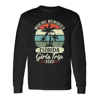 Friends Vacation Girl Weekend Florida Girls Trip 2023 Long Sleeve T-Shirt T-Shirt | Mazezy