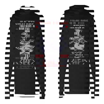 Funny Chef Hat Cook Retirement Cooking Men Women Long Sleeve T-shirt Graphic Print Unisex - Seseable