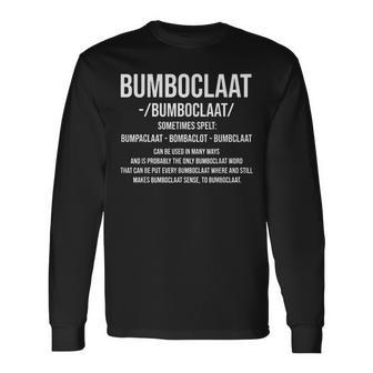 Funny Jamaica Bumboclaat Birthday Travel Trips Definition Men Women Long Sleeve T-shirt Graphic Print Unisex - Seseable
