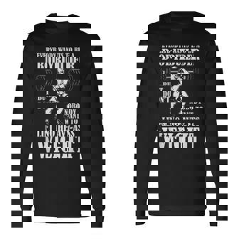 Funny Workout Everyone Wants To Be A Bodybuilder Men Women Long Sleeve T-shirt Graphic Print Unisex - Seseable