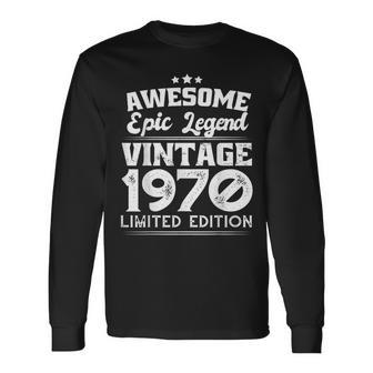 Gebaut Im 70Er Vintage Original Epische Legende Langarmshirts - Seseable