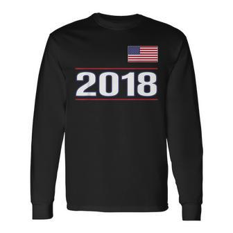 Geburtstag 2018 Langarmshirts mit Amerikanischer Flagge für Männer und Frauen - Seseable