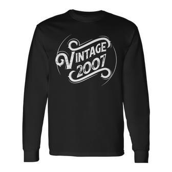 Geburtstag Vintage 2007 Langarmshirts - Seseable