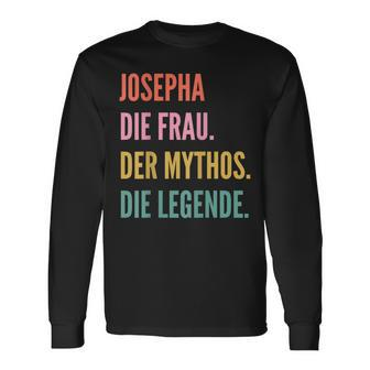 German First Name Josepha Langarmshirts - Seseable