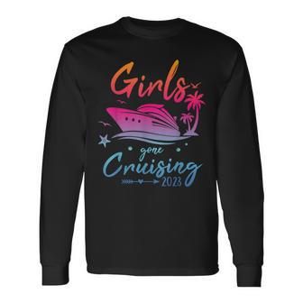 Girls Gone Cruising 2023 Girls Matching Cruise Squad Long Sleeve T-Shirt T-Shirt | Mazezy DE