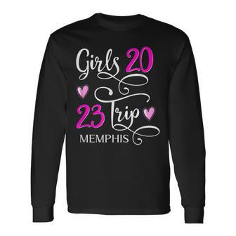 Girls Trip Memphis Tennessee 2023 Vacation Matching Group Long Sleeve T-Shirt T-Shirt | Mazezy DE