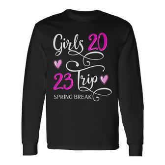 Girls Trip Spring Break 2023 Vacation Matching Group Long Sleeve T-Shirt T-Shirt | Mazezy DE