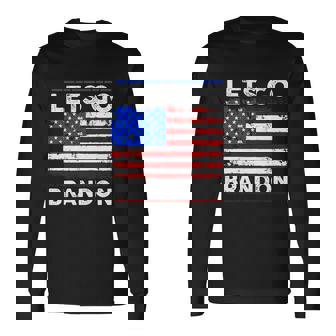 Lets Go Brandon Usa Flag Lgb United States Long Sleeve T-Shirt - Thegiftio