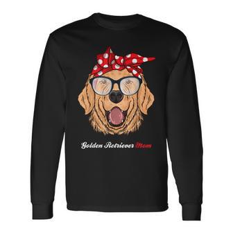 Golden Retriever Mama Hundebesitzerin Süß Niedlich Liebe Langarmshirts - Seseable