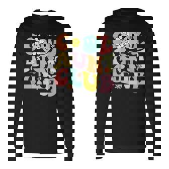 Groovy Cool Aunts Club Auntie Best Aunt Ever Long Sleeve T-Shirt | Seseable FR