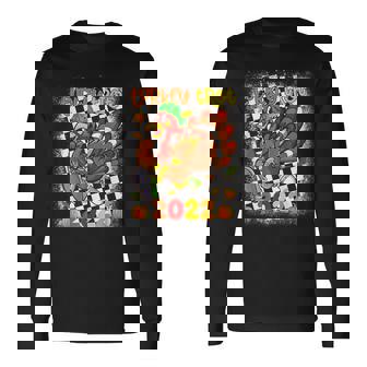 Groovy Turkey Trot 2022 Thanksgiving Turkey Running Runner Men Women Long Sleeve T-Shirt T-shirt Graphic Print - Thegiftio