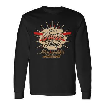 Guess For Guess Long Sleeve T-Shirt - Seseable