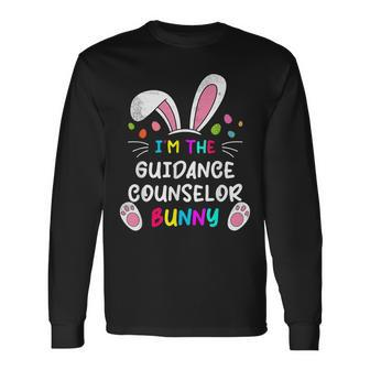 Im The Guidance Counselor Bunny Ears Easter Day Rabbit Long Sleeve T-Shirt | Mazezy CA